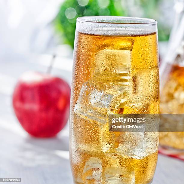 apple juice - highball glass stock pictures, royalty-free photos & images