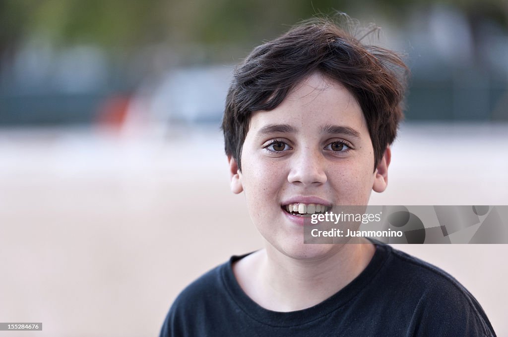 Thirteen years old boy