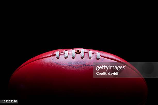 le regole del football australiano afl palla - afl ball foto e immagini stock