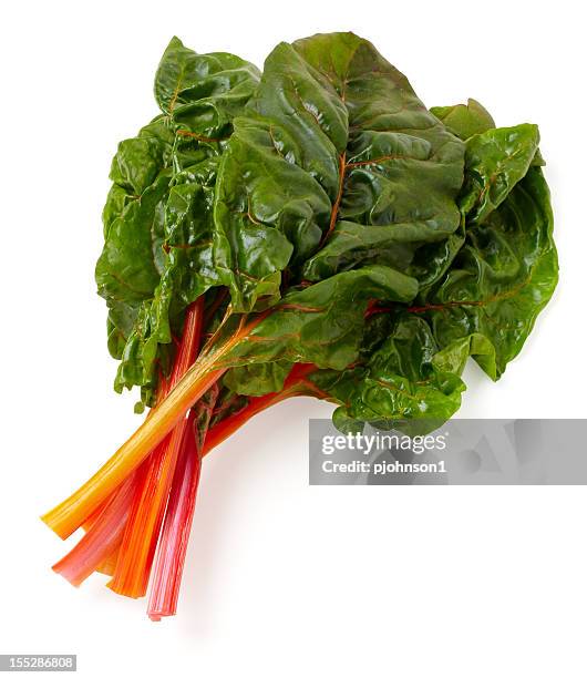 swiss chard - chard stock pictures, royalty-free photos & images