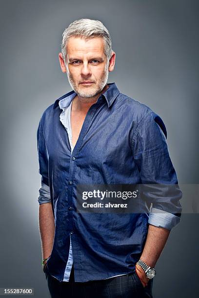 portrait of a man - male blue eyes stock pictures, royalty-free photos & images