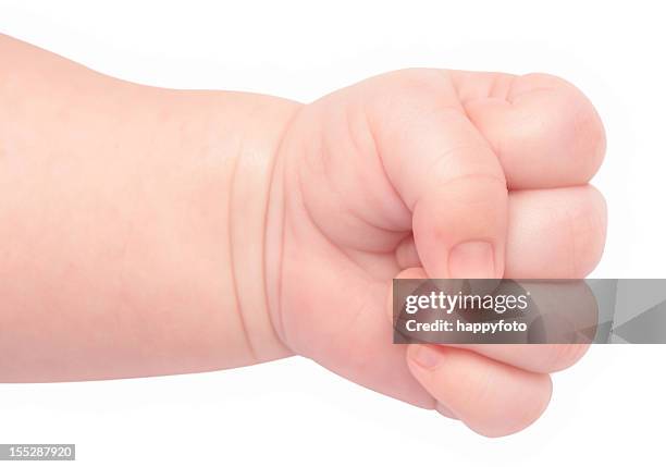 baby fist - baby fist stock pictures, royalty-free photos & images
