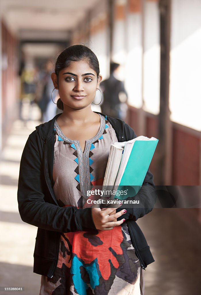 Indian girl in the University