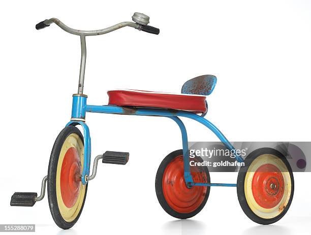 dreirad, 50er und 60er jahre - tricycle stock-fotos und bilder