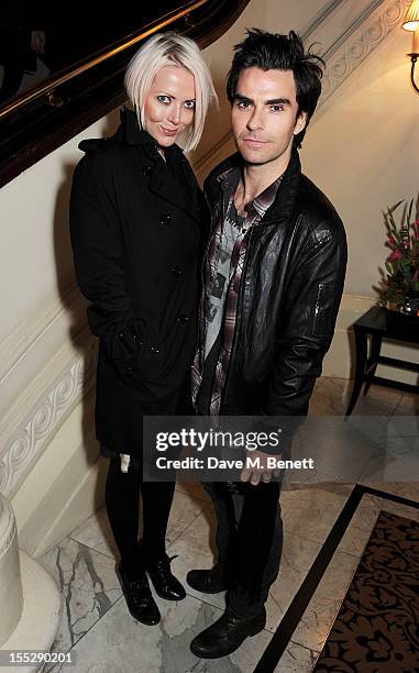 Musician Kelly Jones and Jakki Healy attend an after party following the press night performance of 'Uncle Vanya' at The Charing Cross Hotel on...