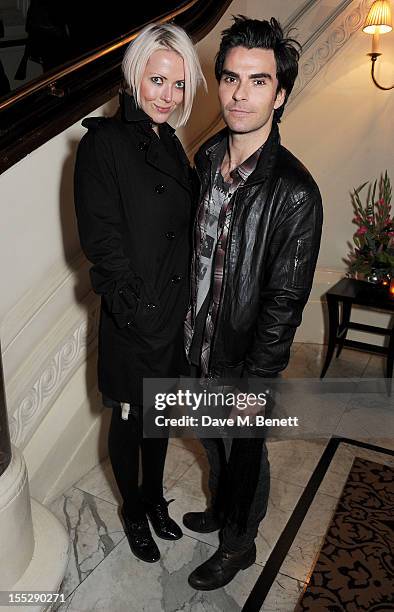 Musician Kelly Jones and Jakki Healy attend an after party following the press night performance of 'Uncle Vanya' at The Charing Cross Hotel on...