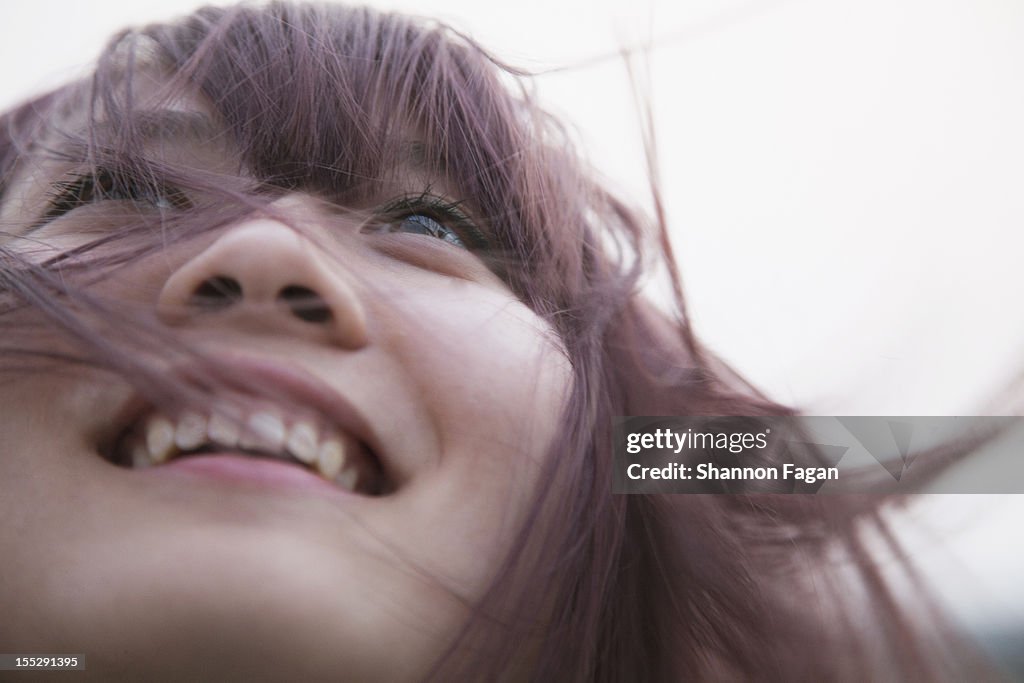 Close up Woman's Smiling Face