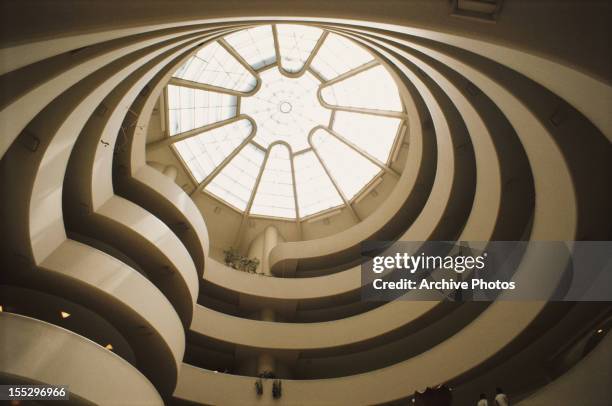 The Solomon R. Guggenheim Museum in Manhattan, New York City, circa 1960.