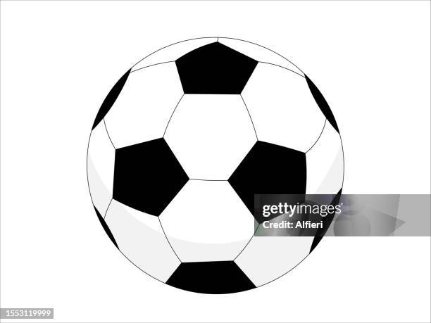 ilustraciones, imágenes clip art, dibujos animados e iconos de stock de fútbol horizontal - pelota-futbol