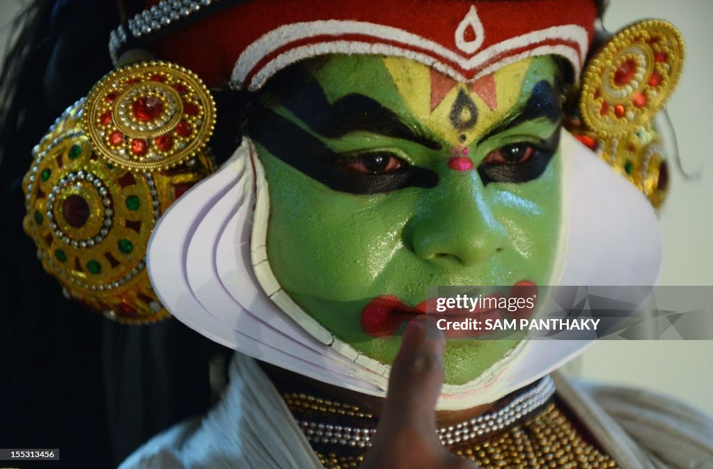 INDIA-ENTERTAINMENT-KATHAKALI PERFORMANCE