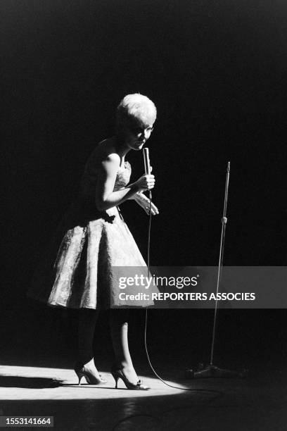 Petula Clark en concert à l'Olympia de Paris le 15 novembre 1962