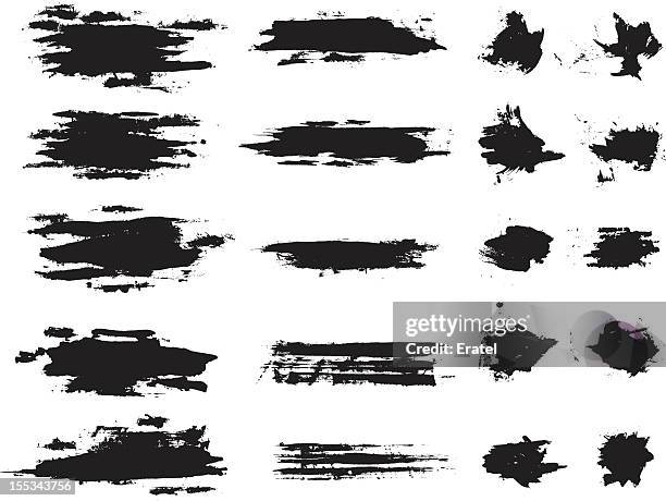 grunge scratches - rubbing stock illustrations