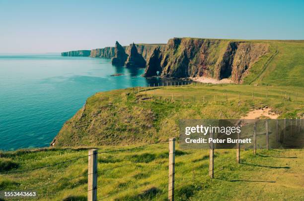 sea stacks at duncansby head, scotland - stakes day stock pictures, royalty-free photos & images