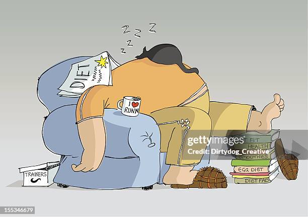 sleeping man - cartoon man stock illustrations