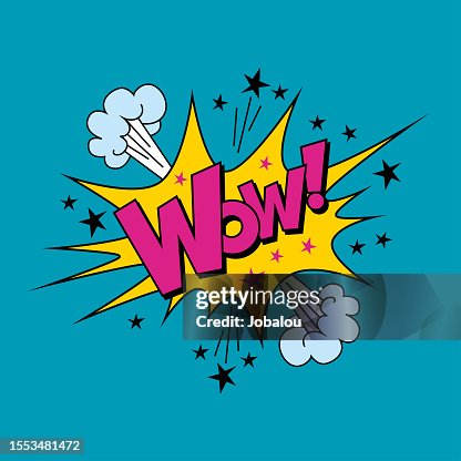 Wow Speech Bubble Comic Banner Wow Speech Bubble Comic Banner