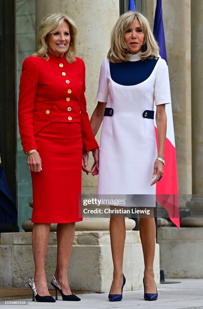 US First Lady Biden Visits France