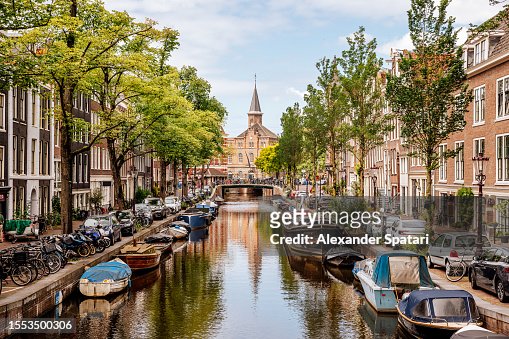 Bloemgracht canal in Amsterdam, Netherlands