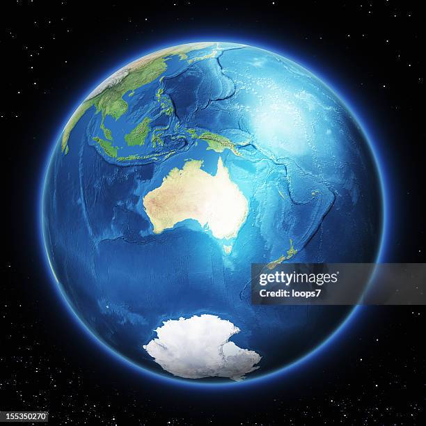 erde-australien - australia from space stock-fotos und bilder