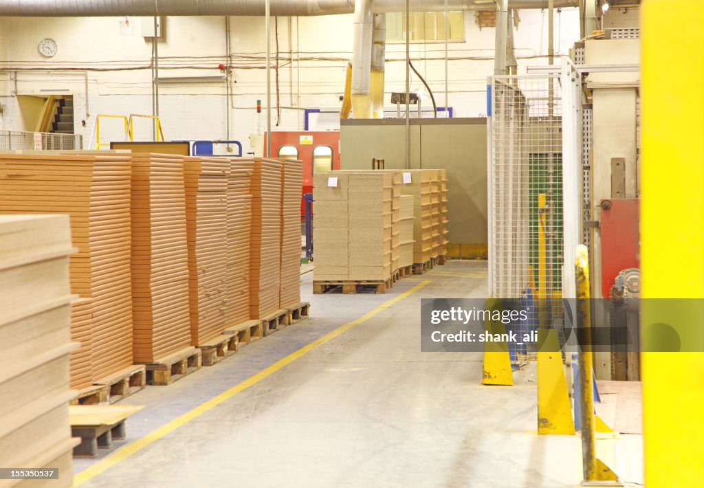 Factory making kitchen units