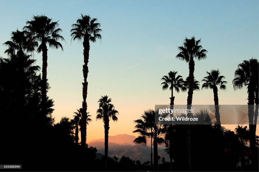 Sunset San Jacinto Mountain Palm Springs