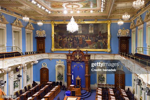 quebec city, canada - quebec parliament stock pictures, royalty-free photos & images