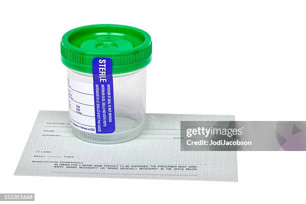 drogentest für verschreibungspflichtige medikamente - urine sample stock-fotos und bilder