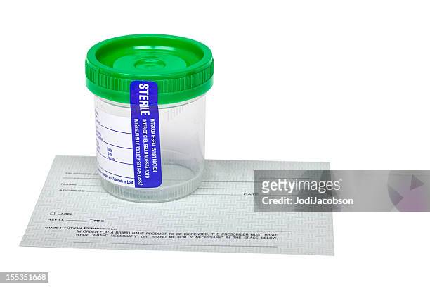 drug test for prescription drugs - a container for urine stock pictures, royalty-free photos & images