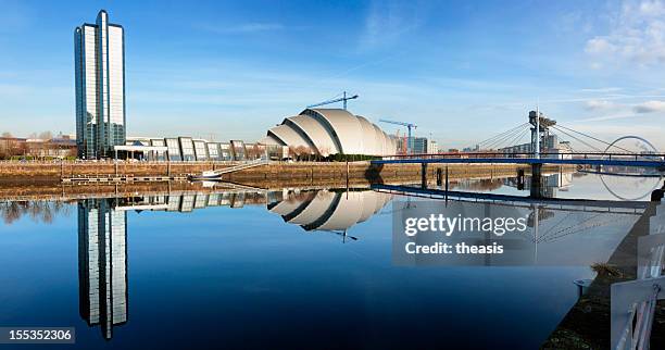 the river clyde, glasgow - glasgow schotland stock pictures, royalty-free photos & images