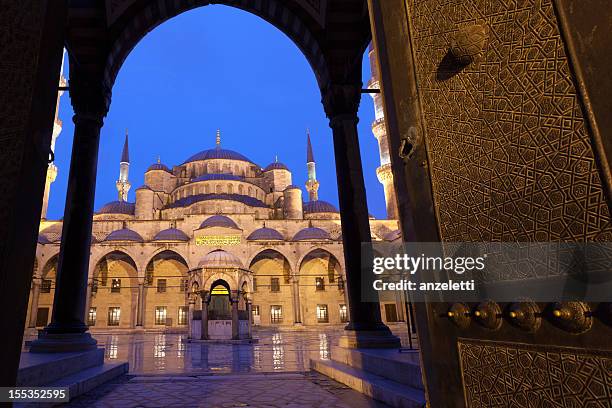 blaue moschee in istanbul - blue mosque stock-fotos und bilder