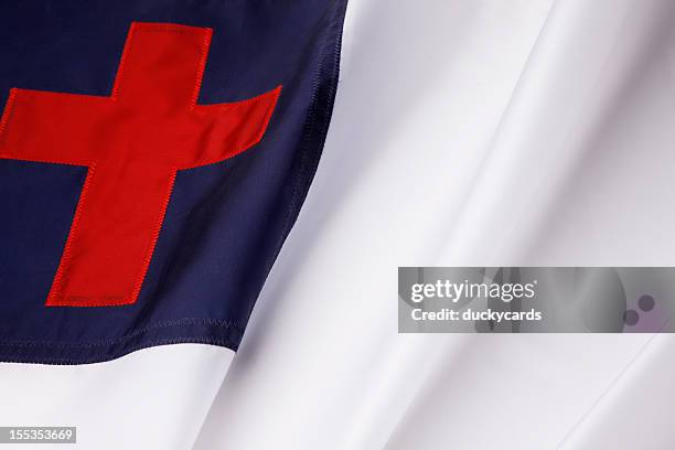 christian flag background - christianity stock pictures, royalty-free photos & images