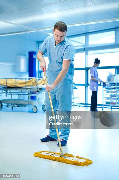 hospital janitor - hospital cleaning stock pictures, royalty-free photos & images