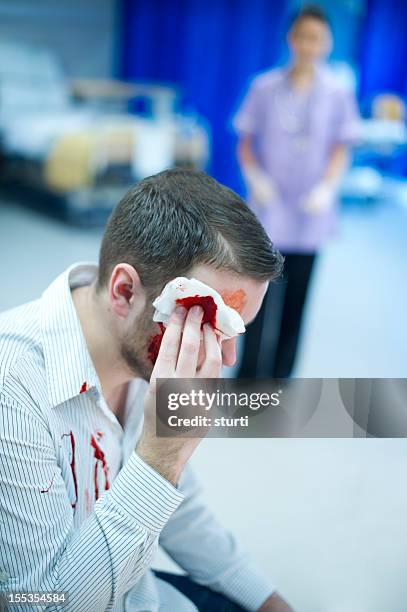 casualty violence victim - head wound stock pictures, royalty-free photos & images