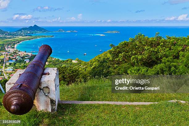 view from belair, carriacou - caribbean culture stock pictures, royalty-free photos & images