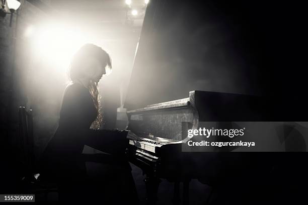 piano player - jazz piano stock pictures, royalty-free photos & images