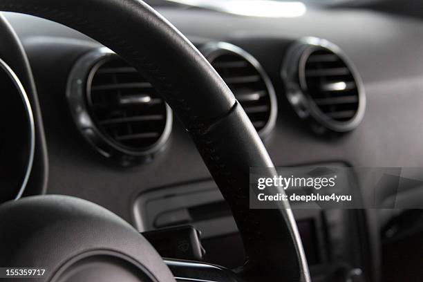car fans - auto interieur stockfoto's en -beelden