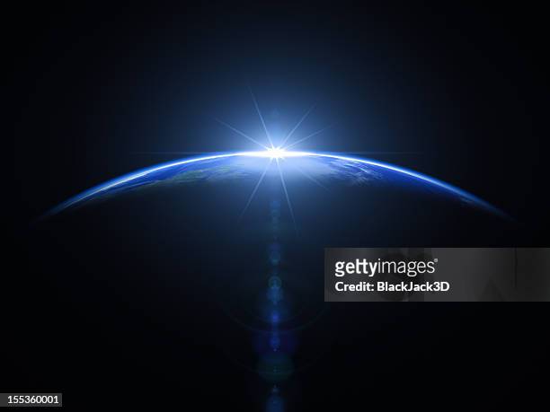 sunrise in space - copy space stock pictures, royalty-free photos & images
