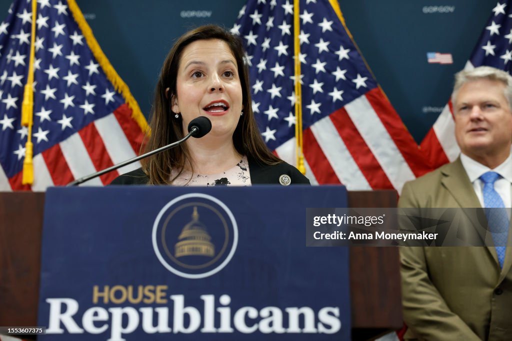 Rep Conference House Republican Conference Chair Rep. Elise Stefanik speaks to... News ...