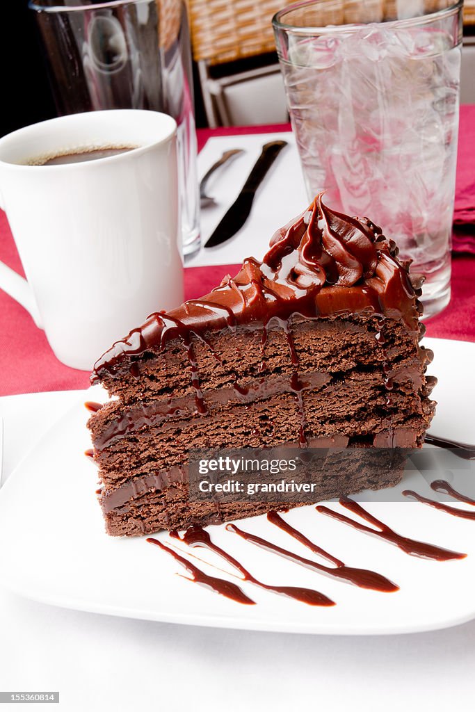 Slice of Chocolate Cake