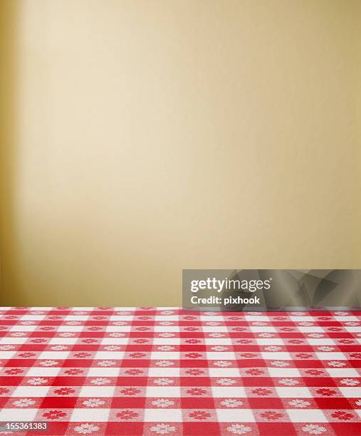 frühstückstisch - tischtuch stock-fotos und bilder
