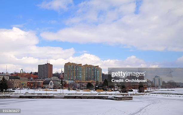 barrie waterfront - barrie stock-fotos und bilder