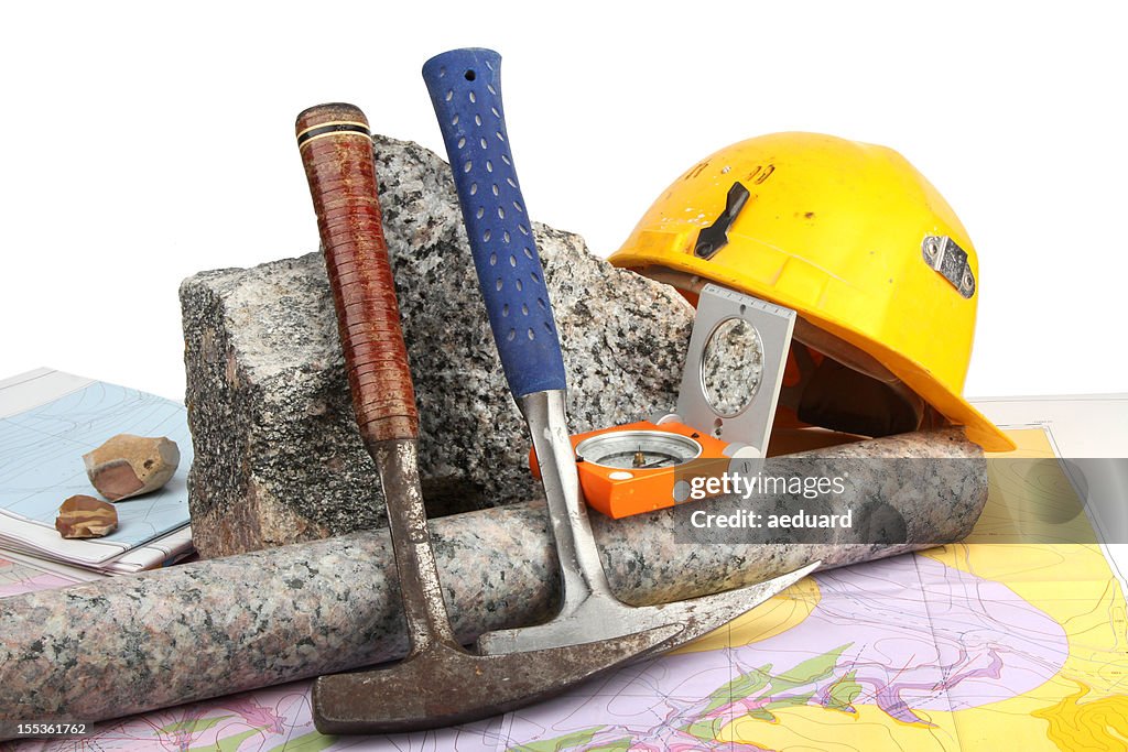 Fieldwork Tools Examples Geological Fieldwork Tools High-Res Stock Photo - Getty Images