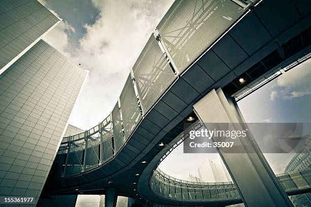 european union building - berlaymont stock pictures, royalty-free photos & images