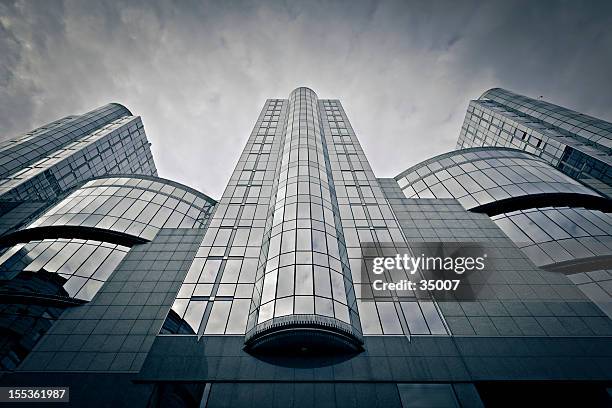 european union building - berlaymont stock pictures, royalty-free photos & images