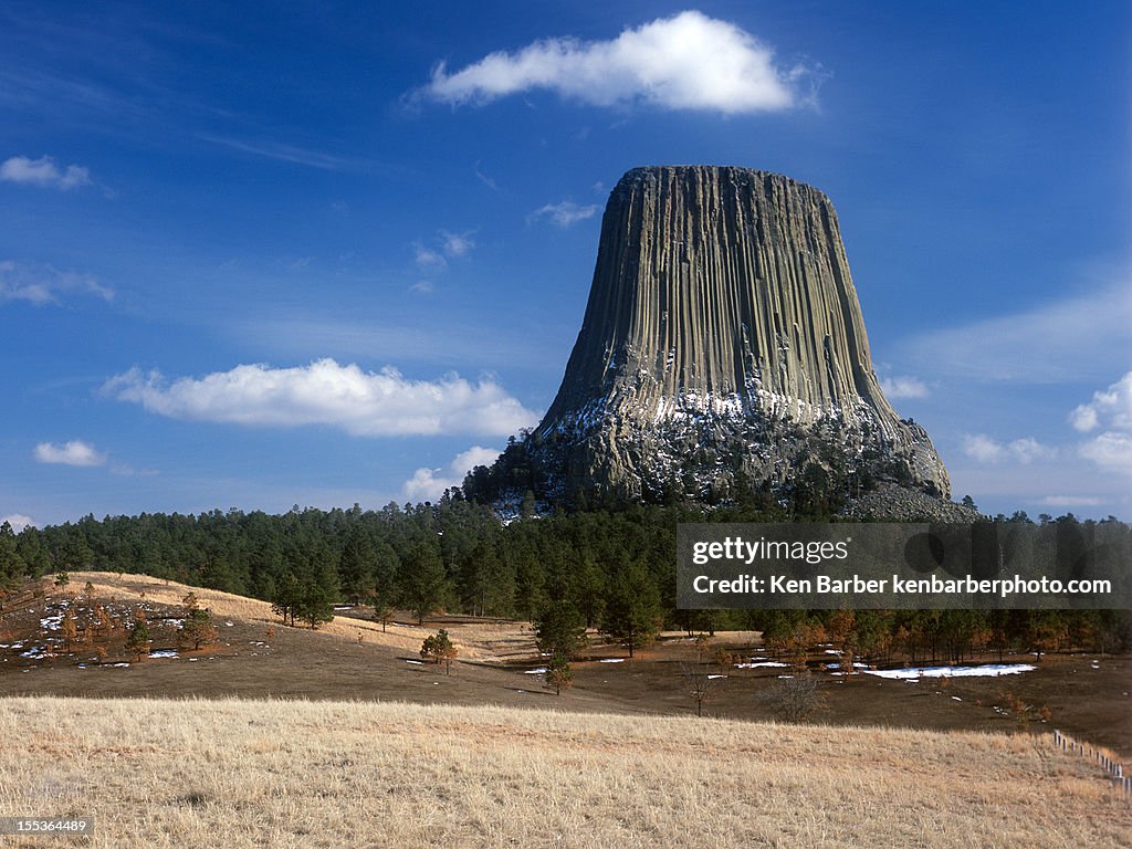 Devil's Tower, northwest face