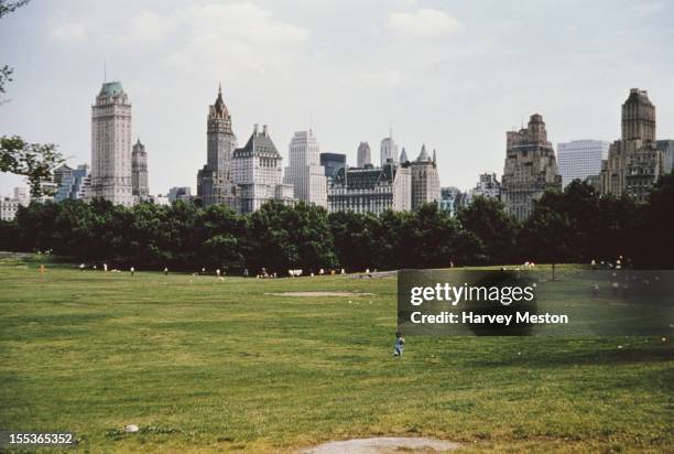 Central Park in New York City, circa 1970.