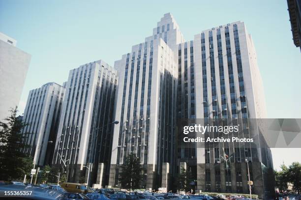 The Manhattan Criminal Courthouse in New York City, circa 1985.