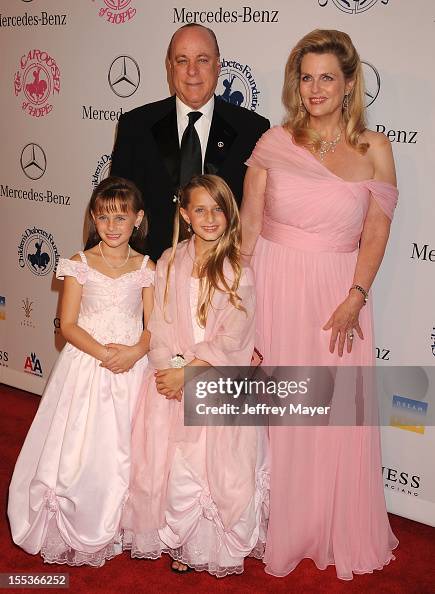 Corena Rickel Nancy Davis, Ken Rickel, Isabella Rickel and Ariana Rickel arrive at ...