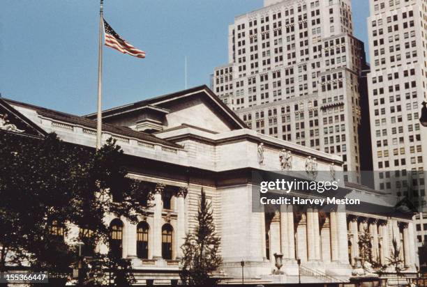 The New York Public Library in New York City, circa 1970.