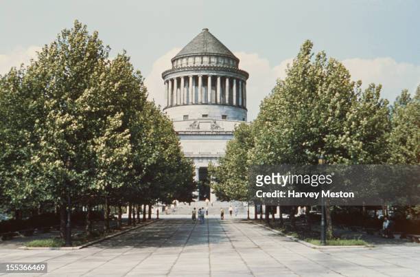 The General Grant National Memorial or Grant's Tomb in New York City, circa 1960. It houses the remains of General Ulysses S. Grant, the 18th...