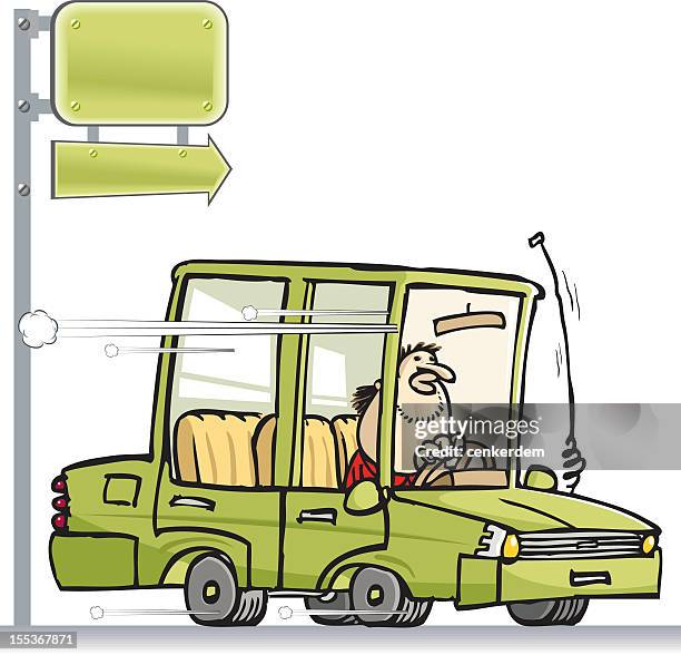 man drive - car engine white background stock illustrations